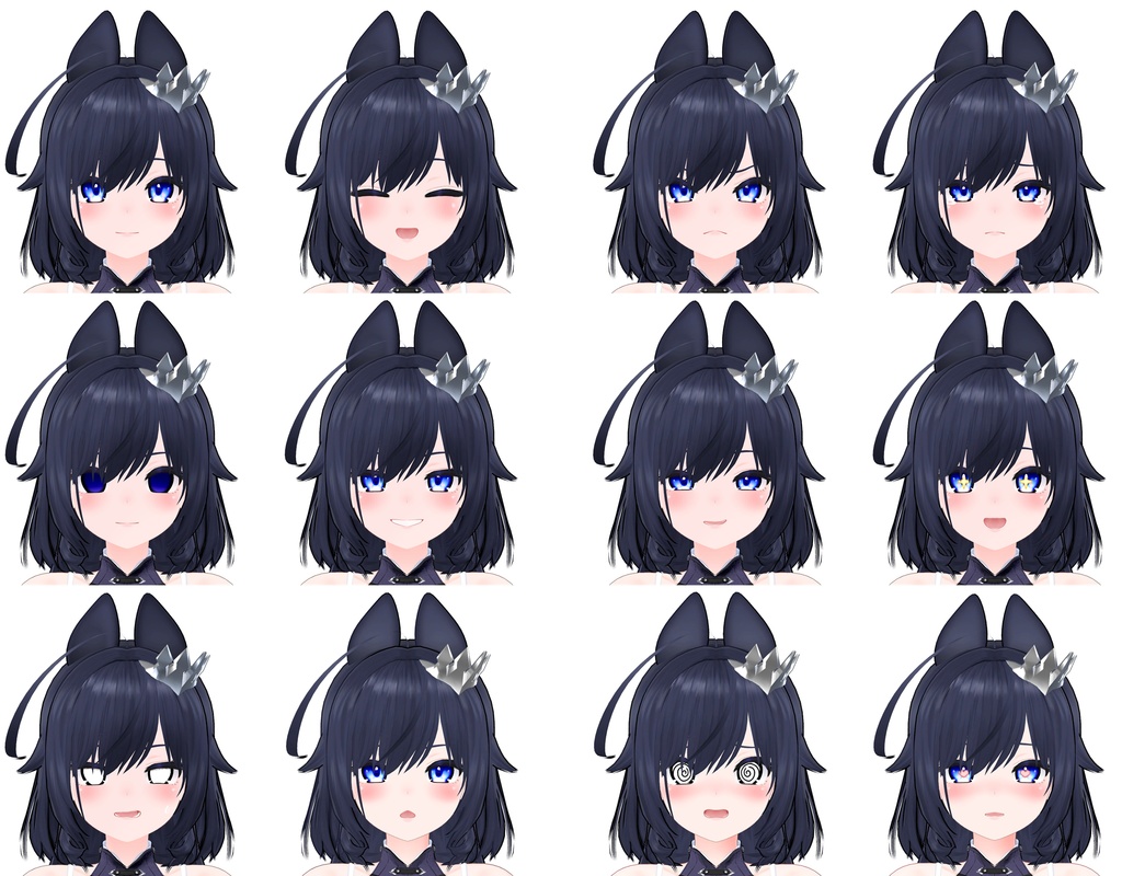 オリジナル3Dモデル「幽怩」