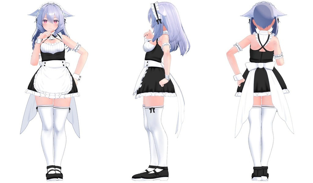 【7アバター対応】メイド【ギミック付き衣装】