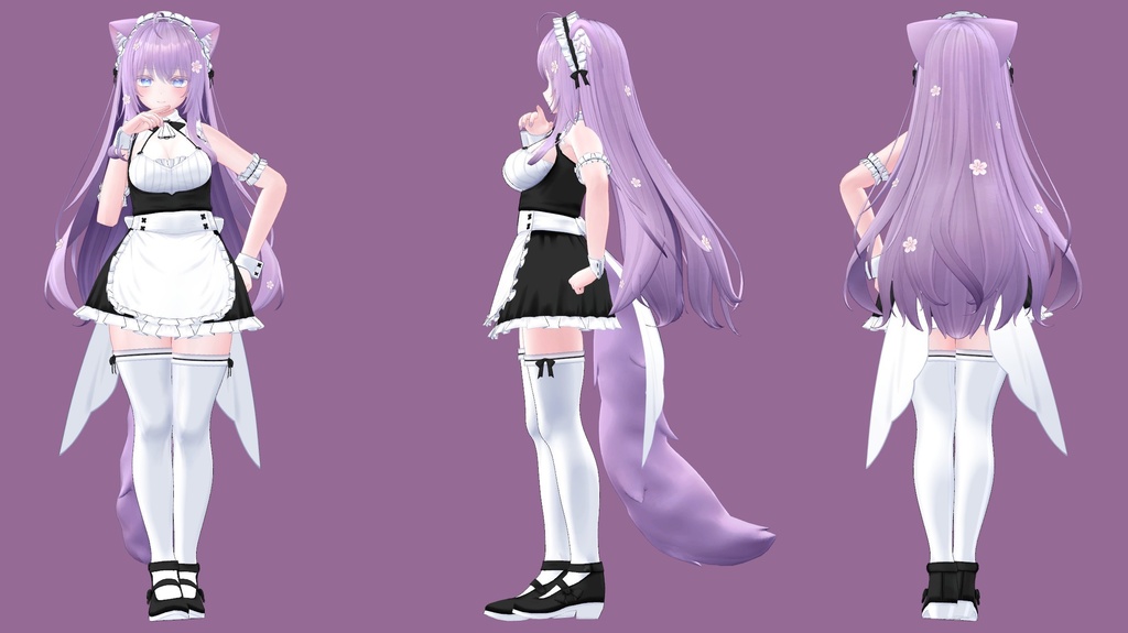 【7アバター対応】メイド【ギミック付き衣装】