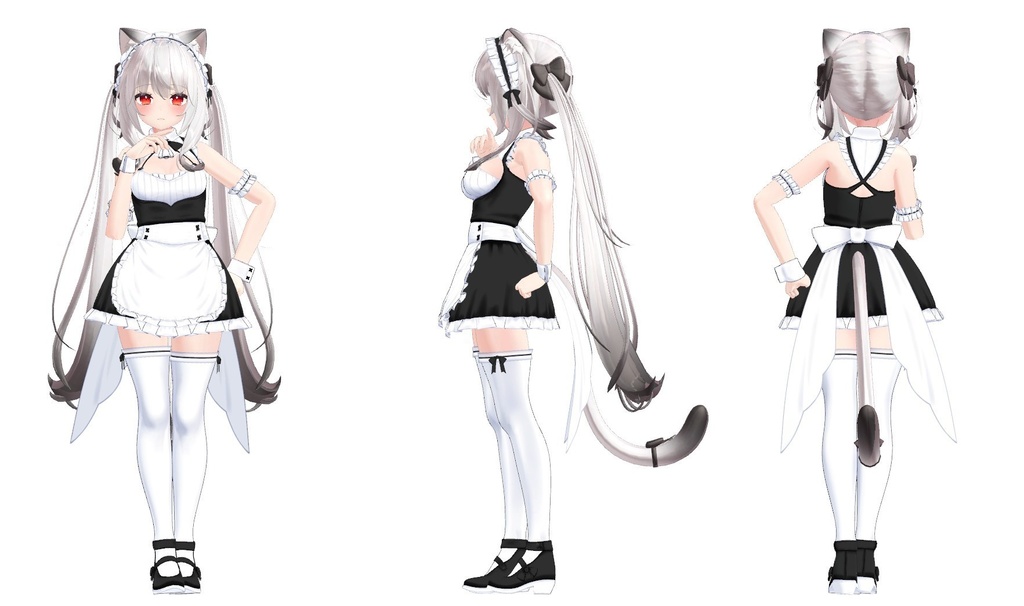 【7アバター対応】メイド【ギミック付き衣装】