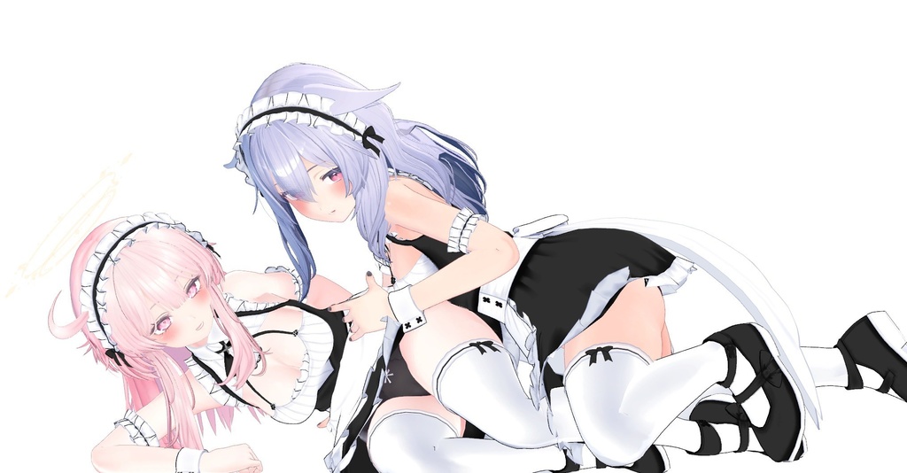 【7アバター対応】メイド【ギミック付き衣装】