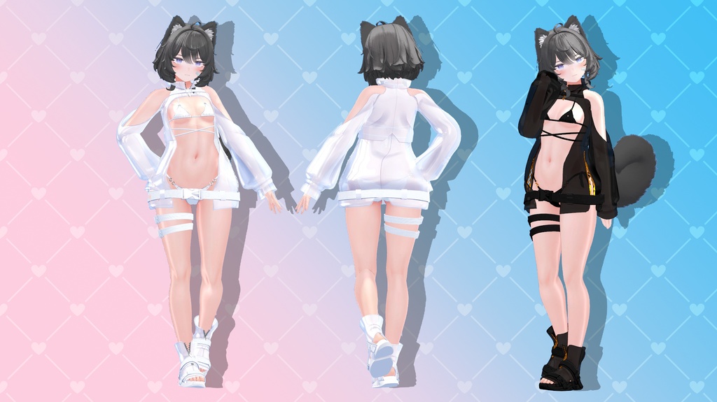 【6アバター対応】夏雨【衣装】