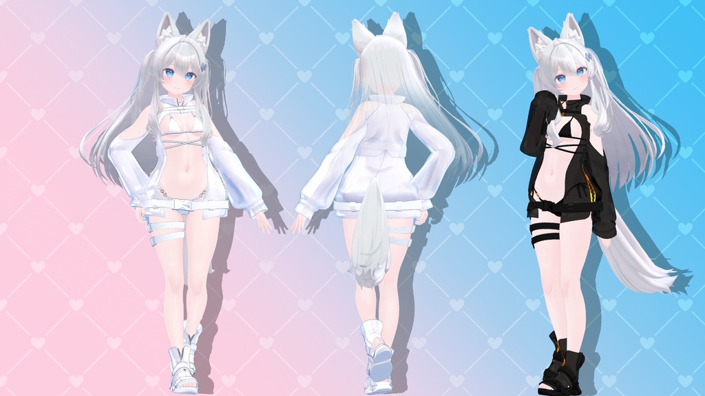 【6アバター対応】夏雨【衣装】