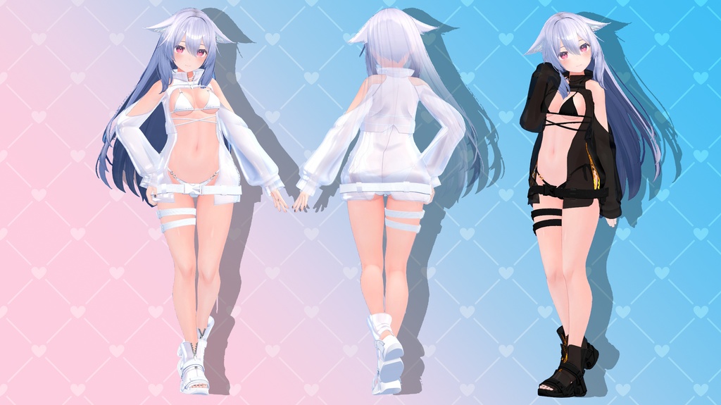 【6アバター対応】夏雨【衣装】