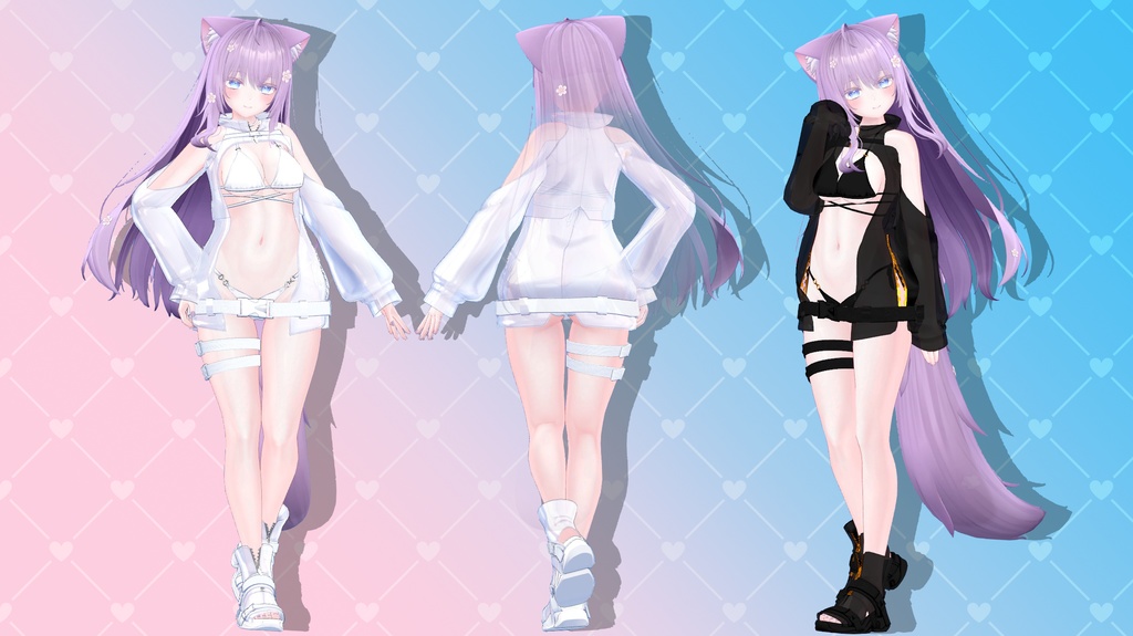 【6アバター対応】夏雨【衣装】