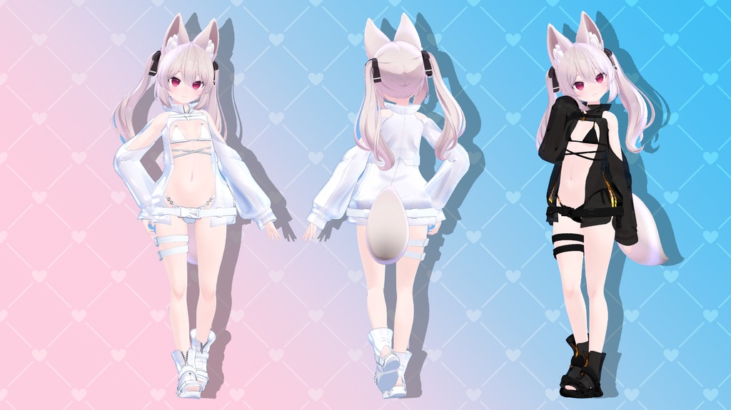 【6アバター対応】夏雨【衣装】