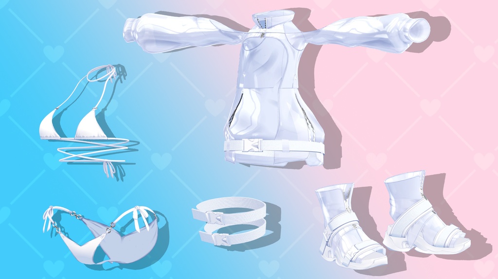 【6アバター対応】夏雨【衣装】