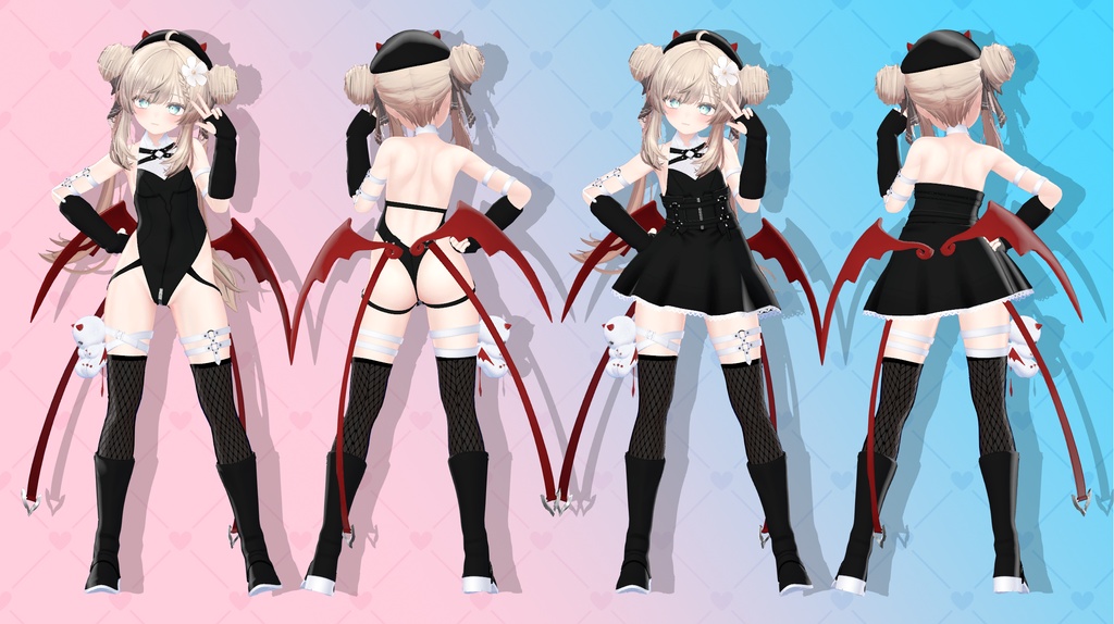 【5アバター対応】異端【衣装】