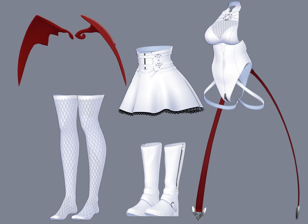 【5アバター対応】異端【衣装】