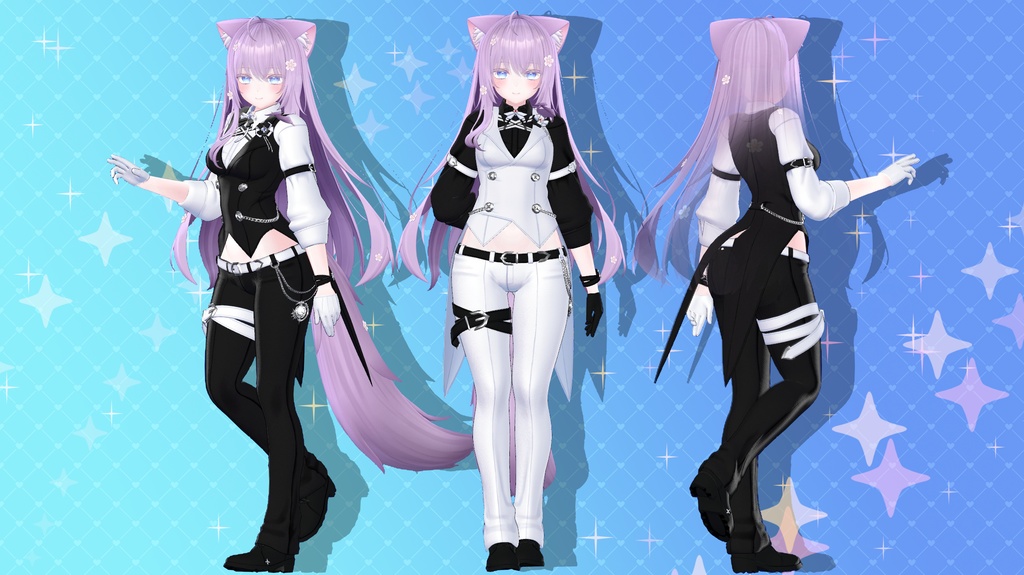 【複数アバター対応】Re:夜曲【衣装】