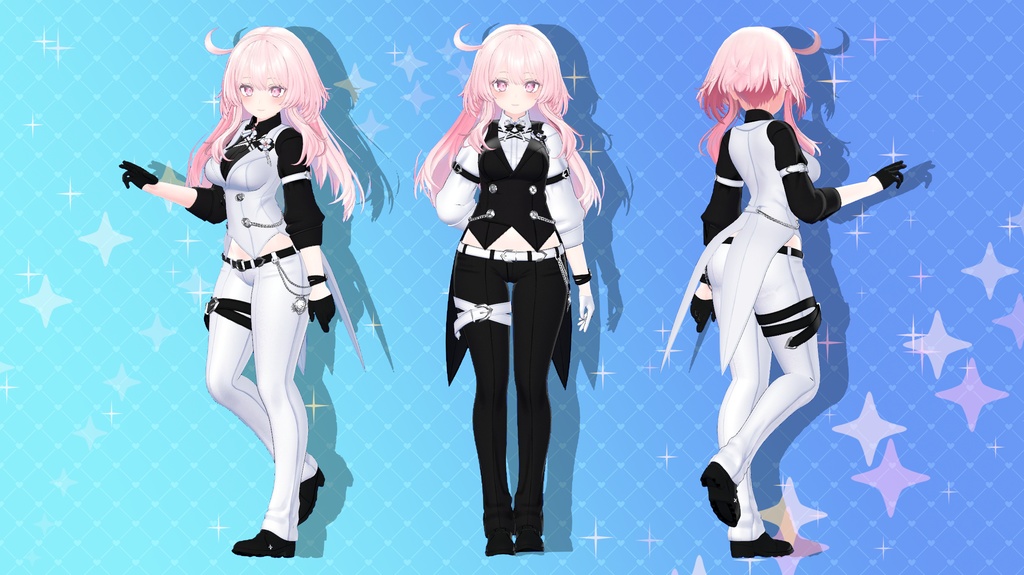 【複数アバター対応】Re:夜曲【衣装】