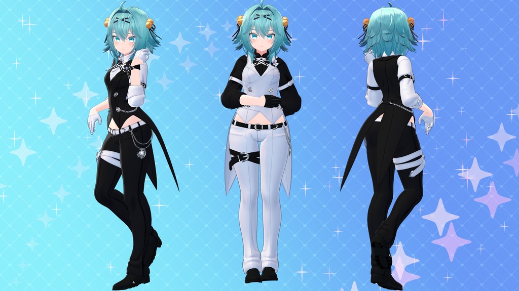 【複数アバター対応】Re:夜曲【衣装】