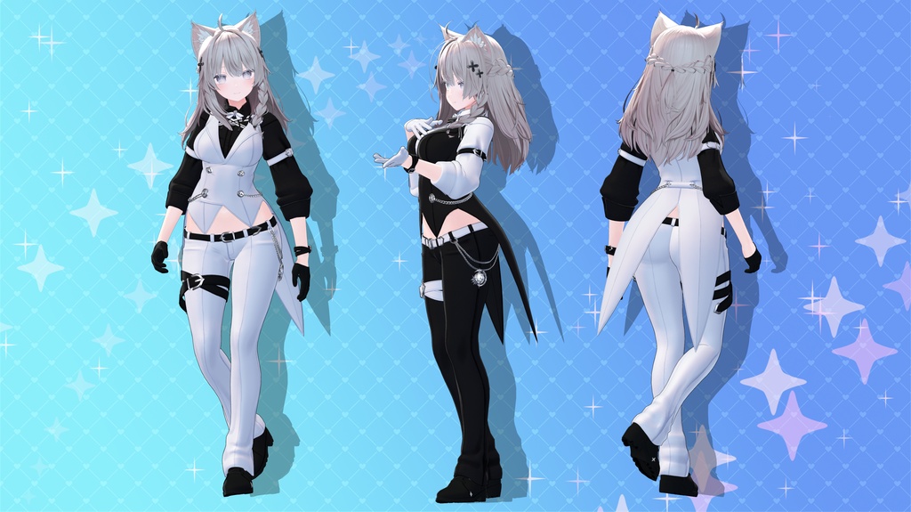 【複数アバター対応】Re:夜曲【衣装】