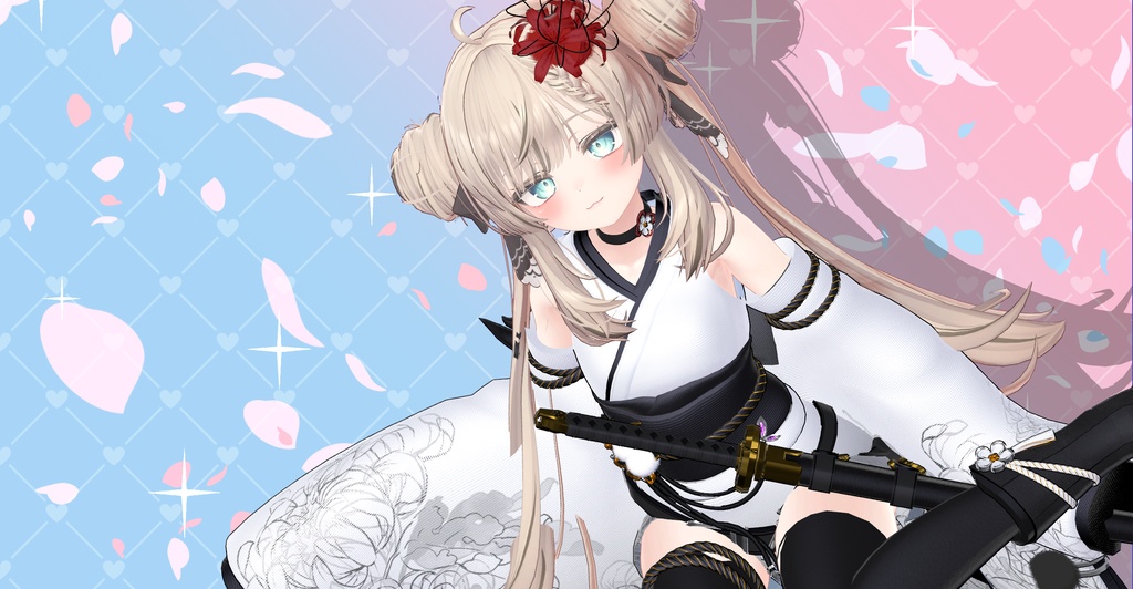 【5アバター対応】朧【衣装】