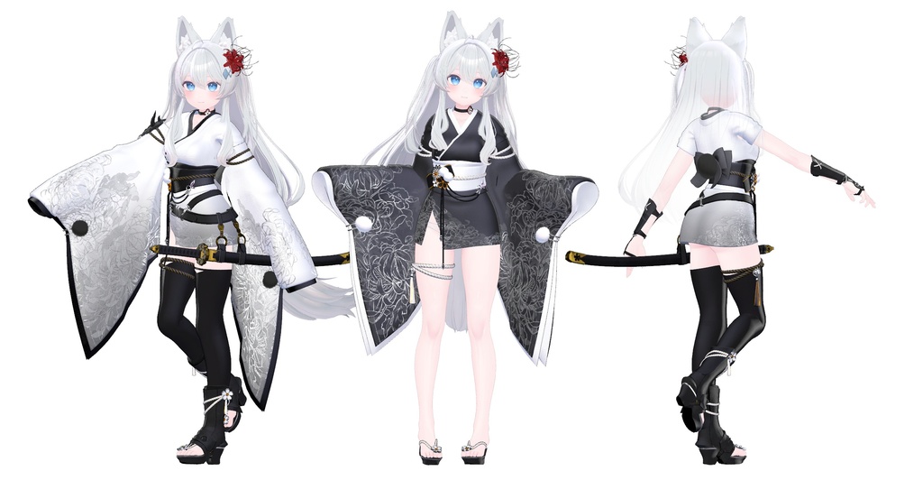 【5アバター対応】朧【衣装】