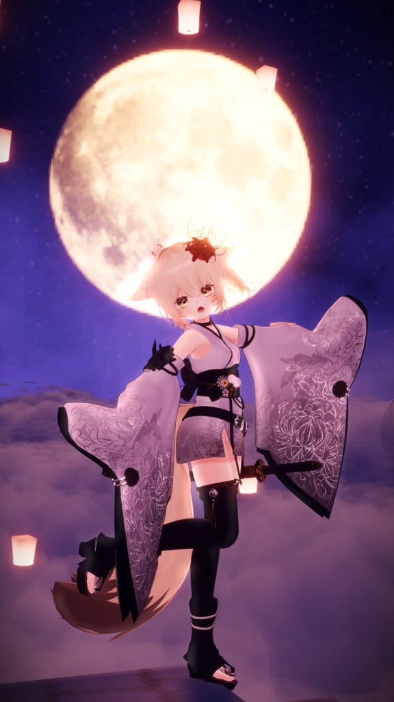 【5アバター対応】朧【衣装】