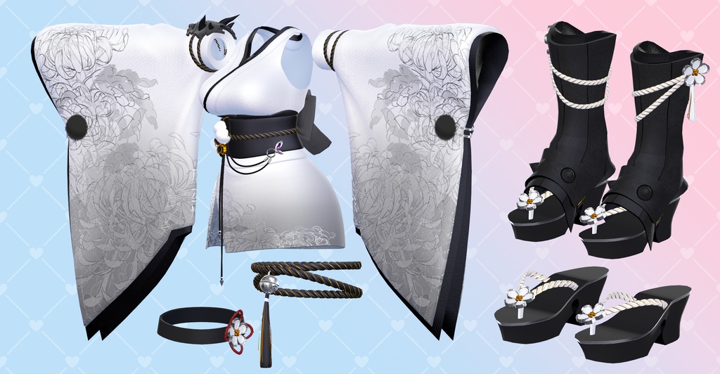 【5アバター対応】朧【衣装】