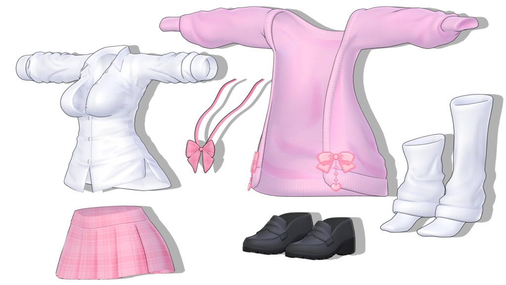 【複数アバター対応】Re:GG【ギミック付き衣装】