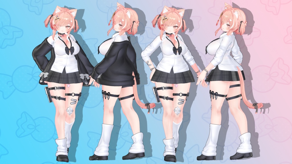 【複数アバター対応】Re:GG【ギミック付き衣装】