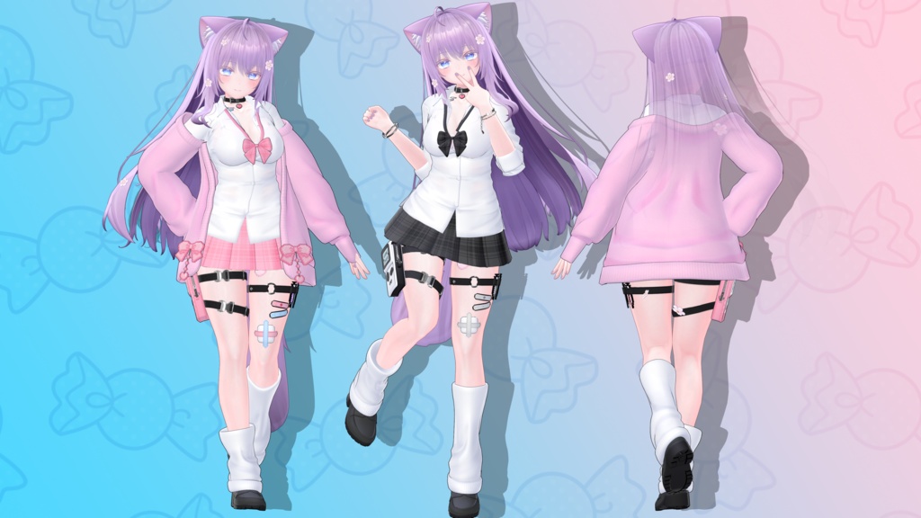 【複数アバター対応】Re:GG【ギミック付き衣装】