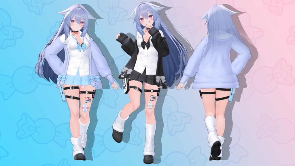 【複数アバター対応】Re:GG【ギミック付き衣装】