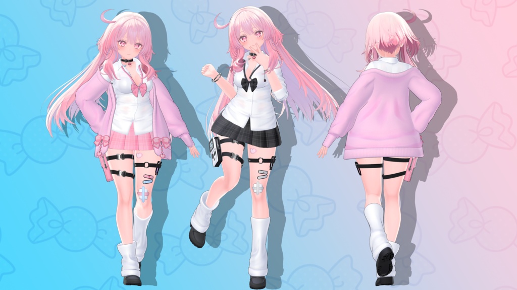 【複数アバター対応】Re:GG【ギミック付き衣装】