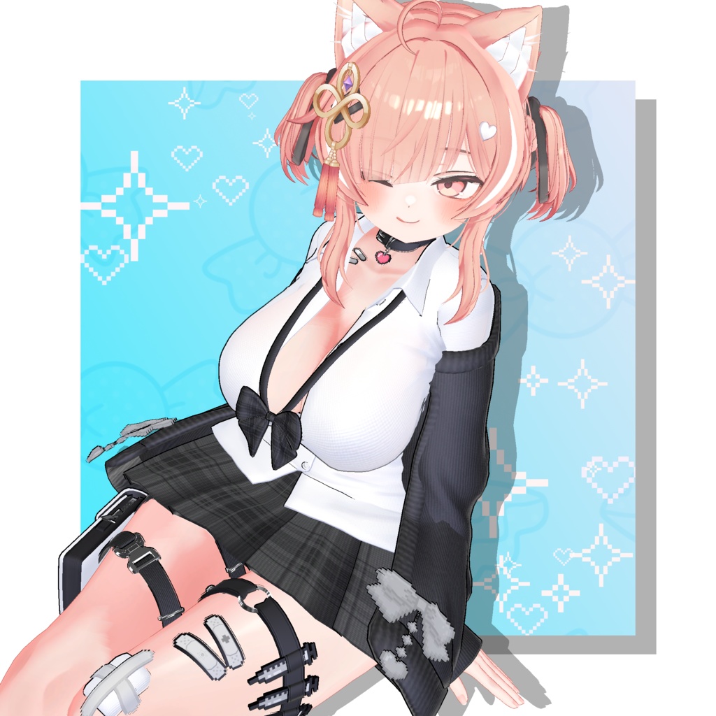 ✿イチゴ・セール第二弾✿【複数アバター対応】Re:GG【ギミック付き衣装】