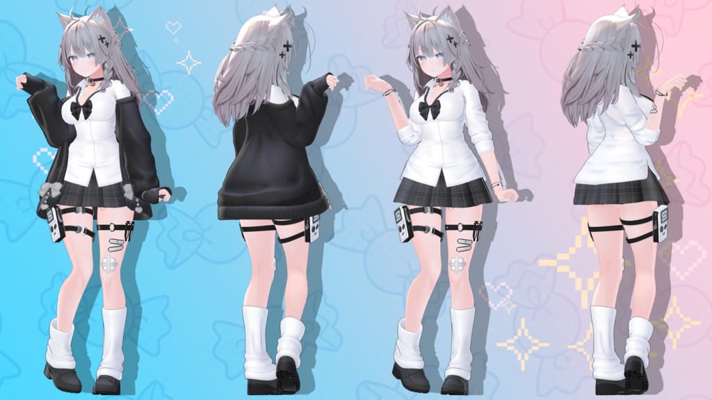 【複数アバター対応】Re:GG【ギミック付き衣装】