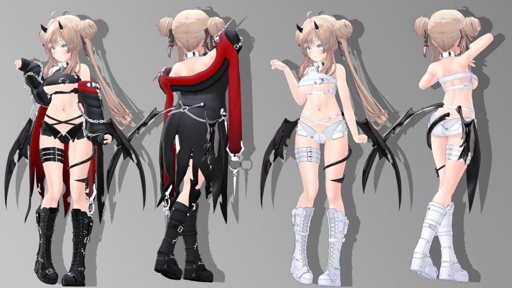 【複数アバター対応】孽【ギミック付き衣装】