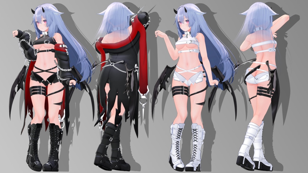 【複数アバター対応】孽【ギミック付き衣装】