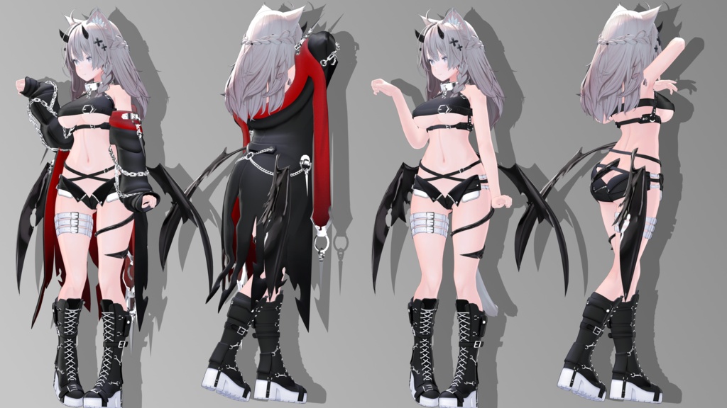 【複数アバター対応】孽【ギミック付き衣装】