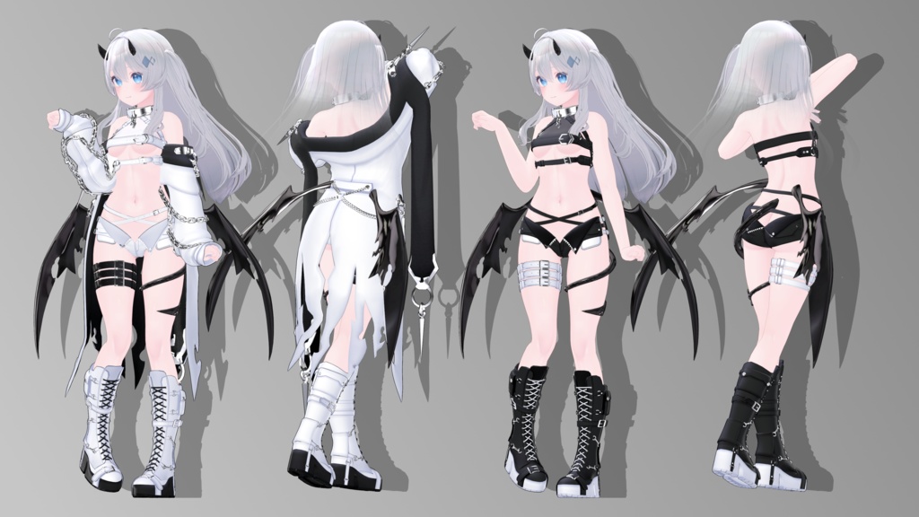 【複数アバター対応】孽【ギミック付き衣装】