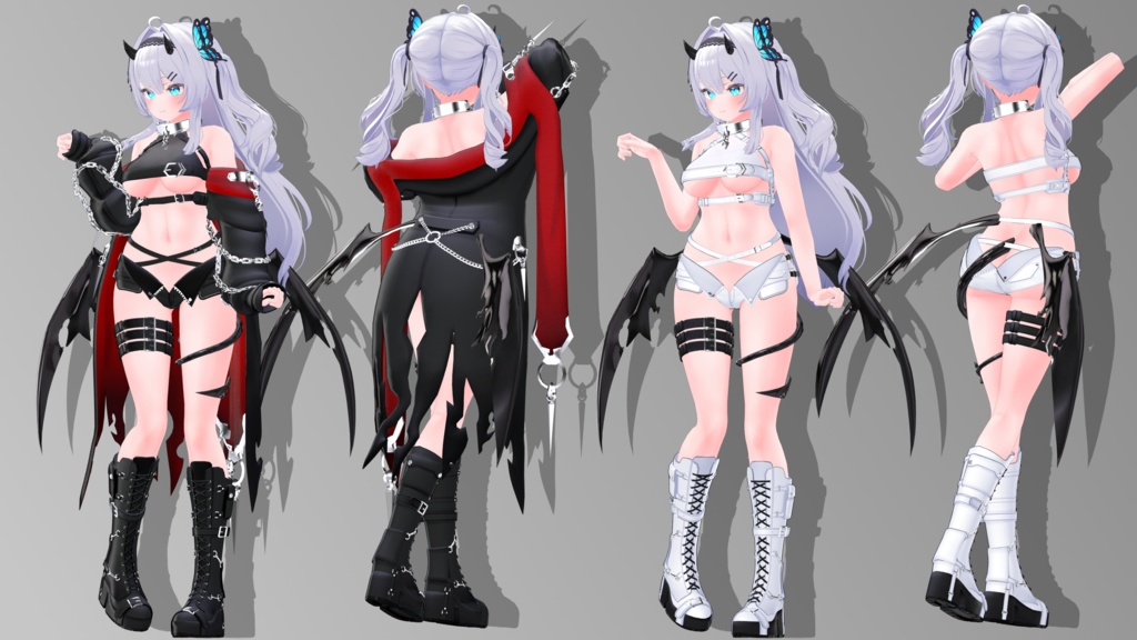 【複数アバター対応】孽【ギミック付き衣装】