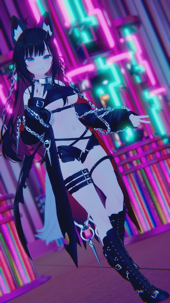 【複数アバター対応】孽【ギミック付き衣装】