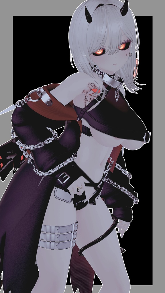 【複数アバター対応】孽【ギミック付き衣装】