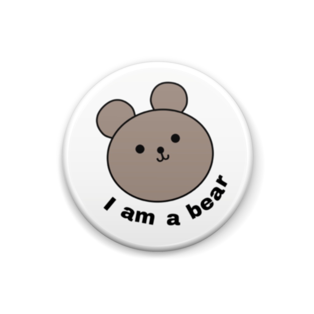 缶バッジ(bear)