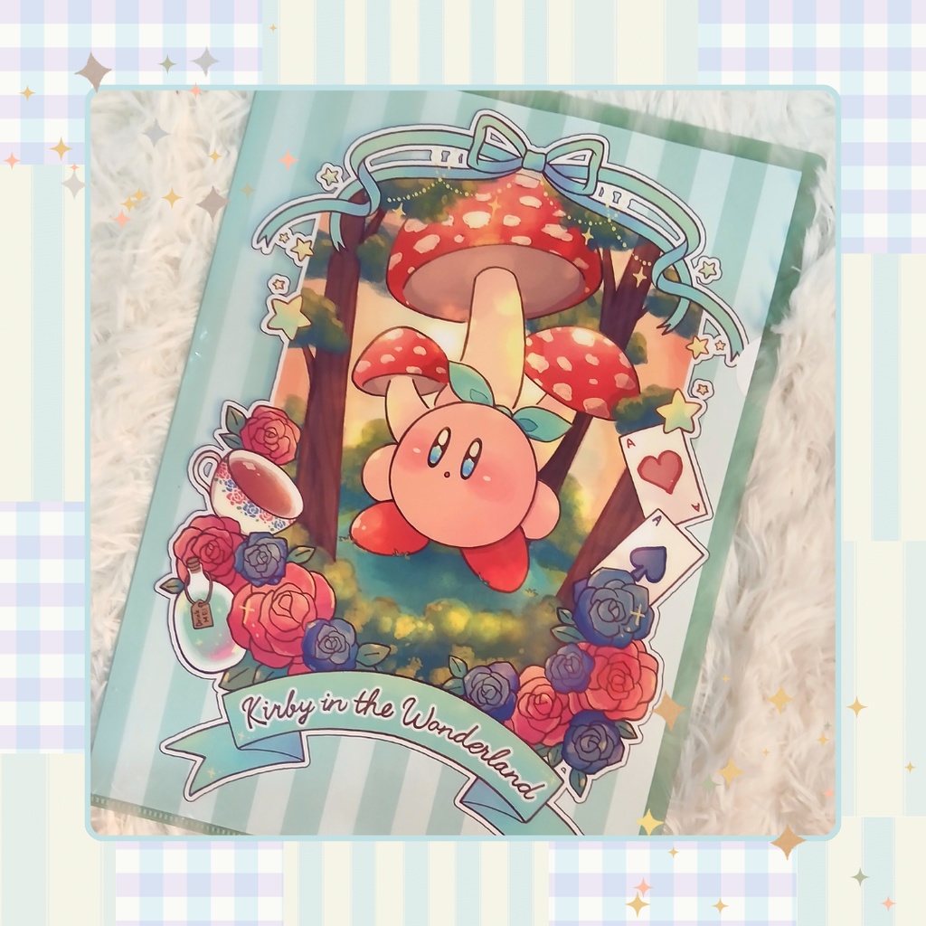 A4 クリアファイル Kirby in the Wonderland