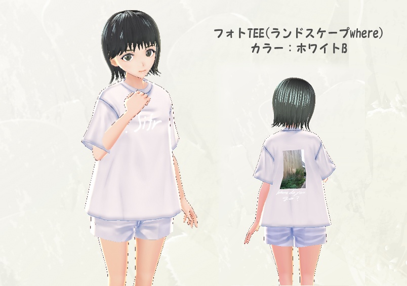 .sifr バックフォトTEE(ランドスケープwhere)全5種
