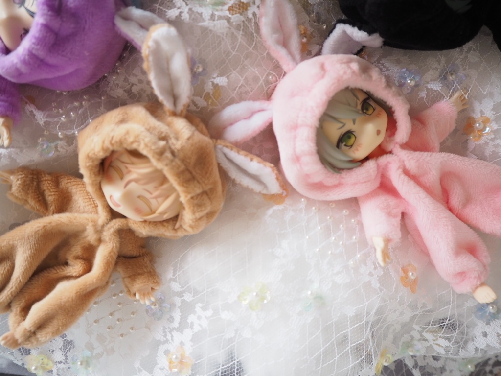 ふわうさパジャマ オビツ11 レギュラーカラー