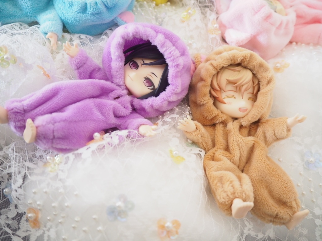 ふわねこパジャマ オビツ11 レギュラーカラー