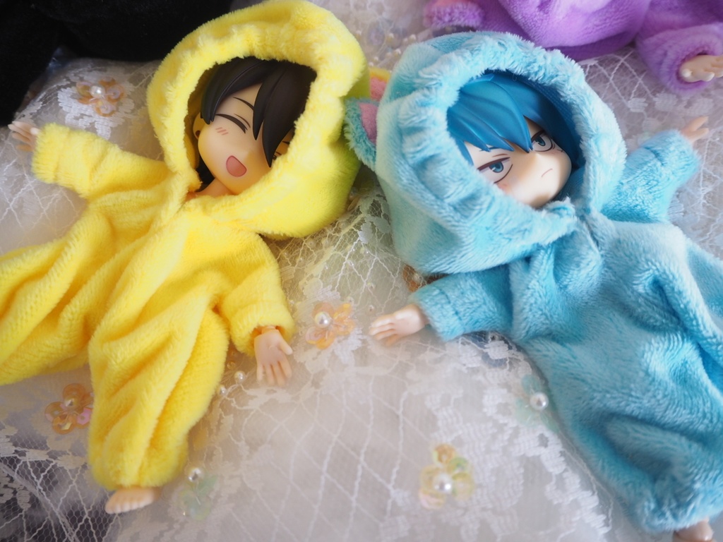 ふわねこパジャマ オビツ11 レギュラーカラー