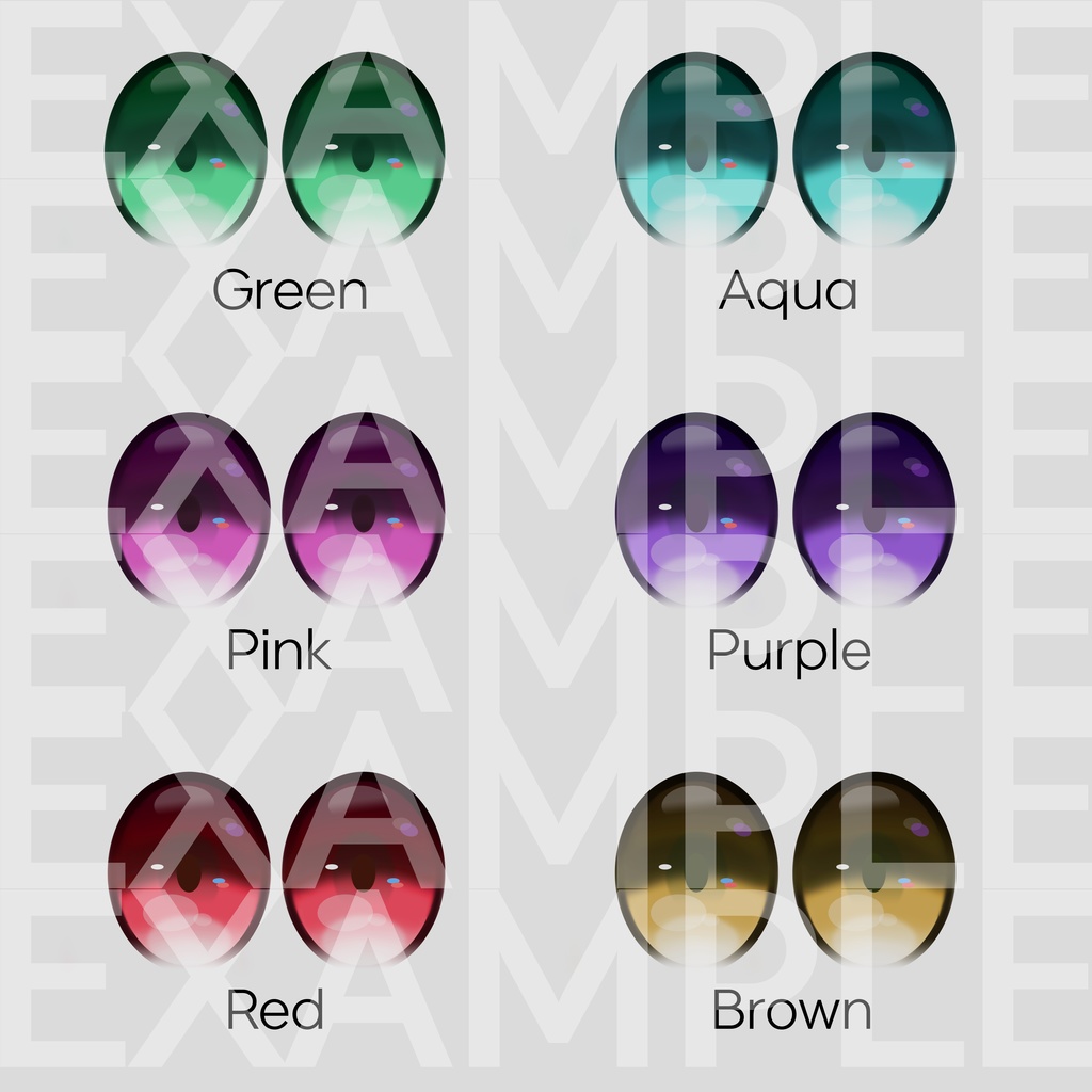 眼テクスチャ _ Palette  / Eyes Texture_Palette