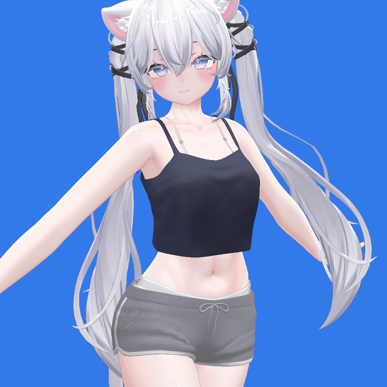 Sioちゃんのデフォ下着を活かすドルフィンパンツセット