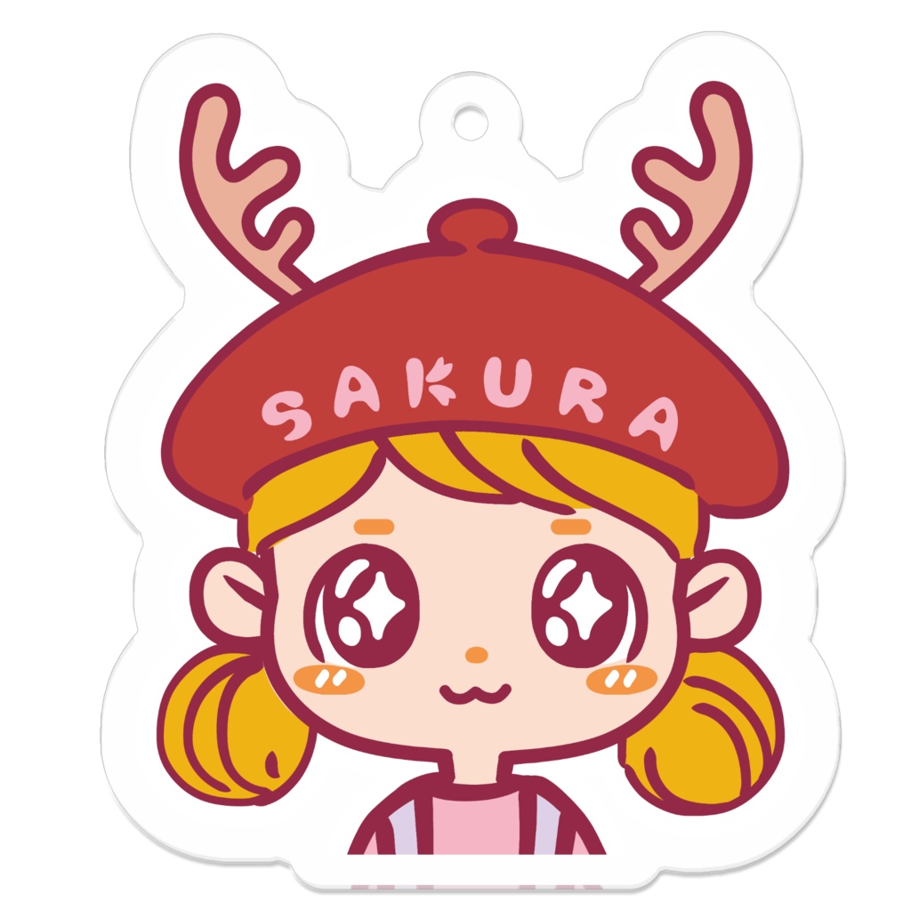 奈良大好きっこさくらちゃんアクリルキーホルダー