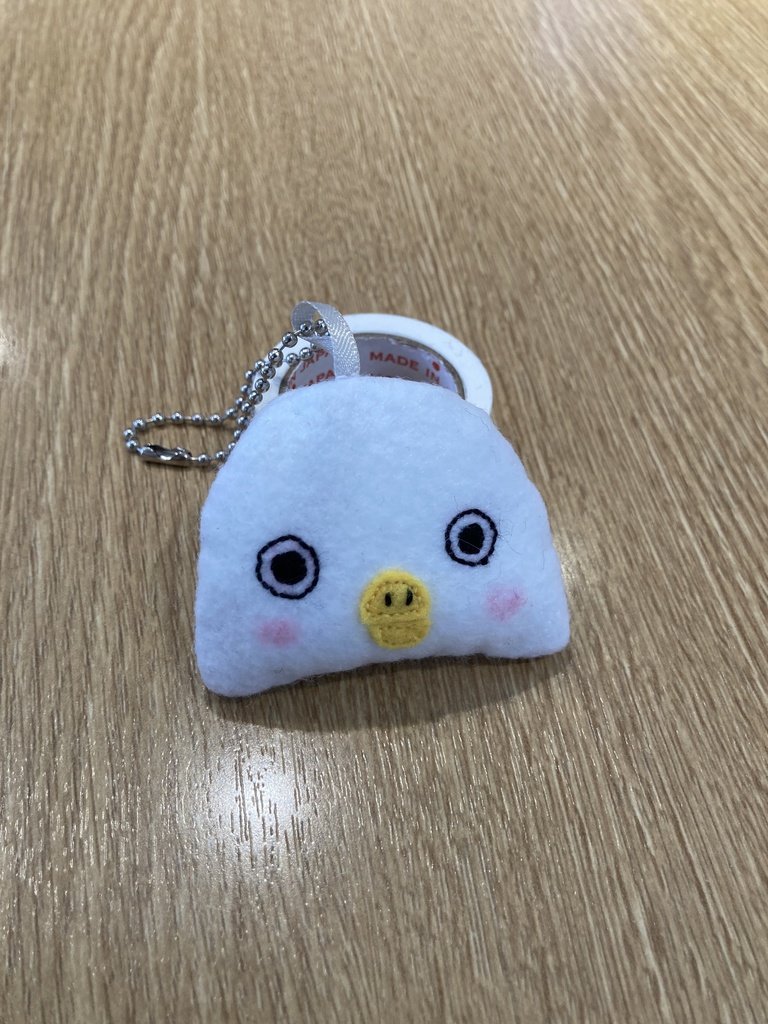 シラタマくん手のひらマスコット