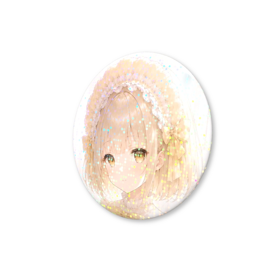 きらきら缶バッジ【無垢少女】ひだまり