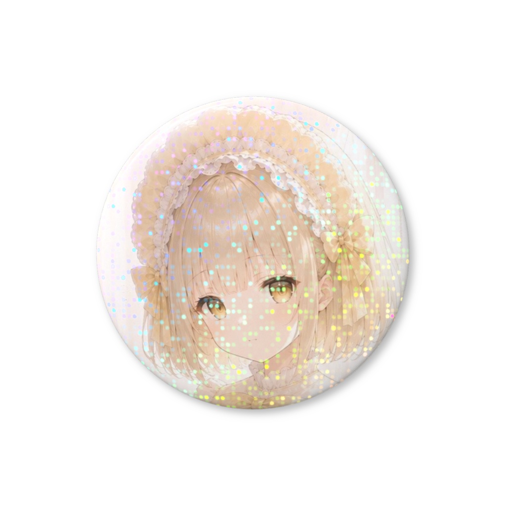 きらきら缶バッジ【無垢少女】ひだまり