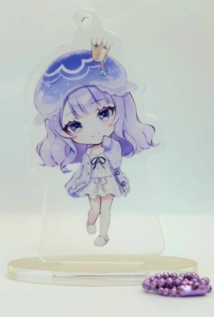 望月めあ（紫）アクリルキーホルダー・アクリルスタンド両用