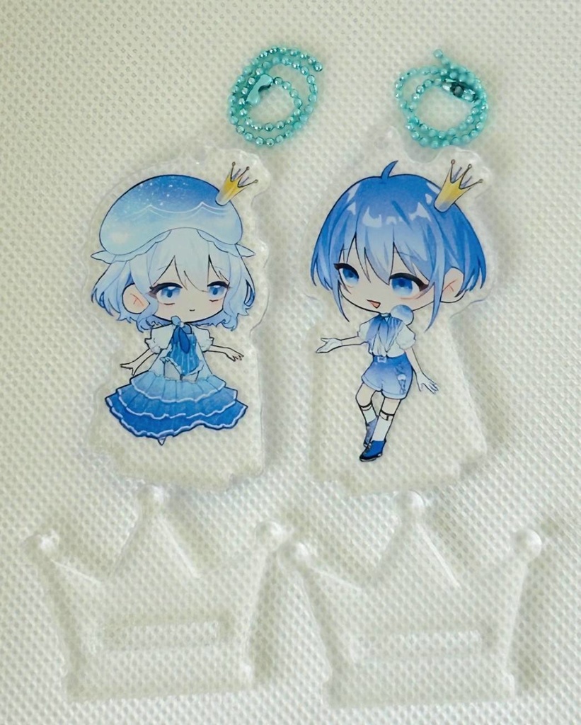 望月めあハロウィン仕様アクリルキーホルダー・アクリルスタンド両用(2種類セット)