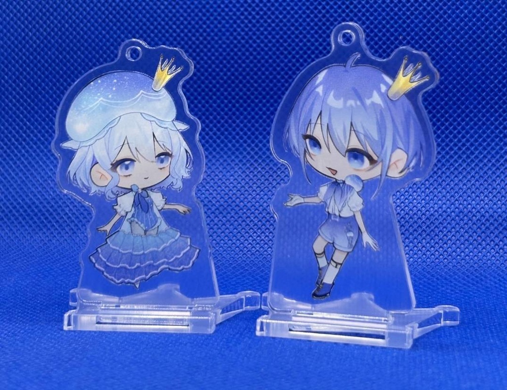 望月めあハロウィン仕様アクリルキーホルダー・アクリルスタンド両用(2種類セット)